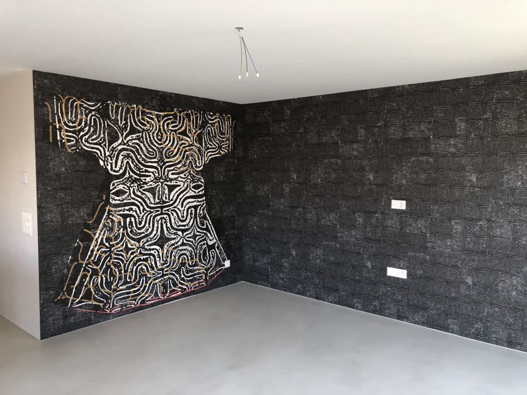 Foto einer Tapezierten Wand