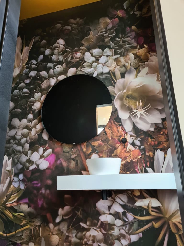 Foto einer Tapezierten Wand