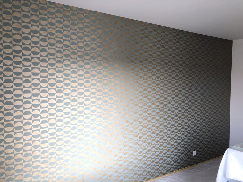 Foto einer Tapezierten Wand