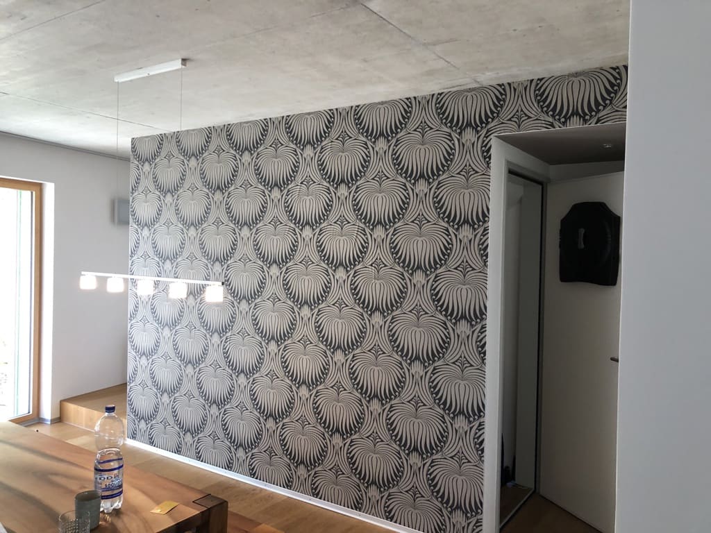 Foto Tapezierten Wand