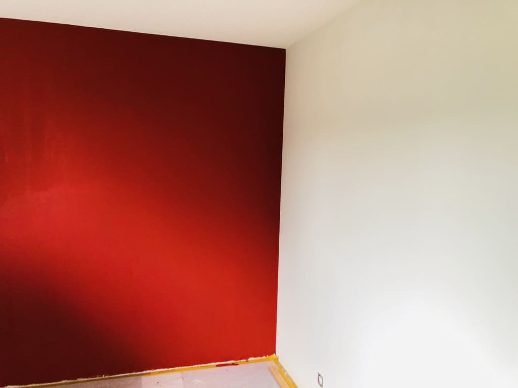 Foto Tapezierten Wand