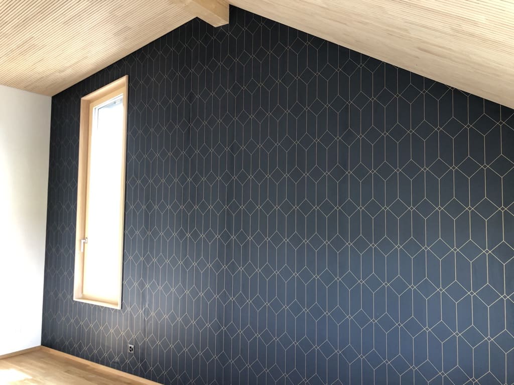 Foto Tapezierten Wand